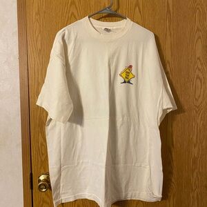 Cream Short Sleeve Tee for Everyday Comfort Bill Engvall’s heres your sign shirt